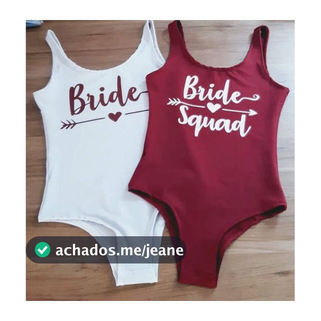 Body despedida de solteira Maiô personalizado bride  Noiva Promoção