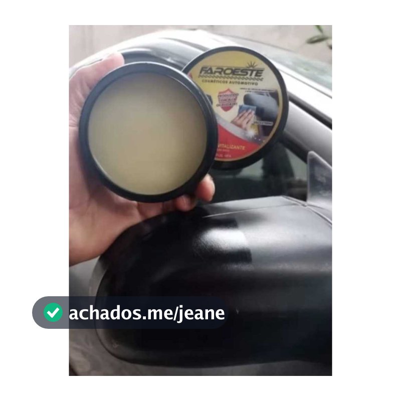 Cera Revitalizante de Plástico e Borracha + Aplicador (Carnaúba)