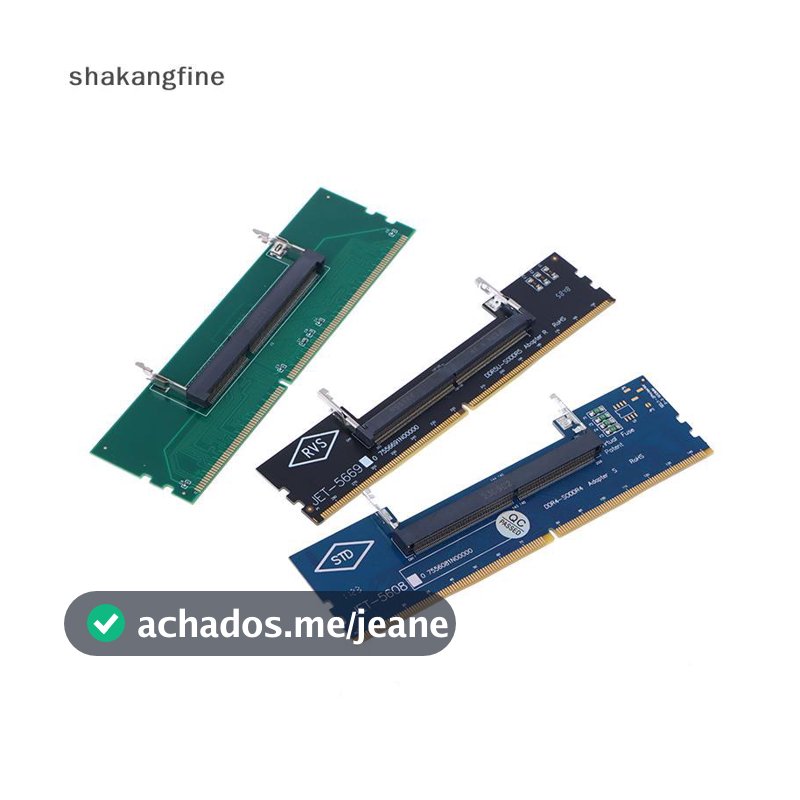 SHBR DDR3 DDR4 DDR5 Portátil SO-DIMM Para Desktop Adaptador Conversor De Cartão Memória RAM Conector Martijn
