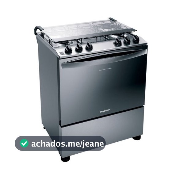Fogão de Piso 5 Bocas Brastemp BFS5NCR com Acendimento Automático