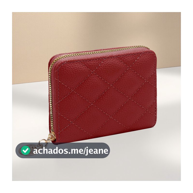 Carteira De Cartão Feminina Porta Cartões Organização e Estilo em um Só Produto LQ205