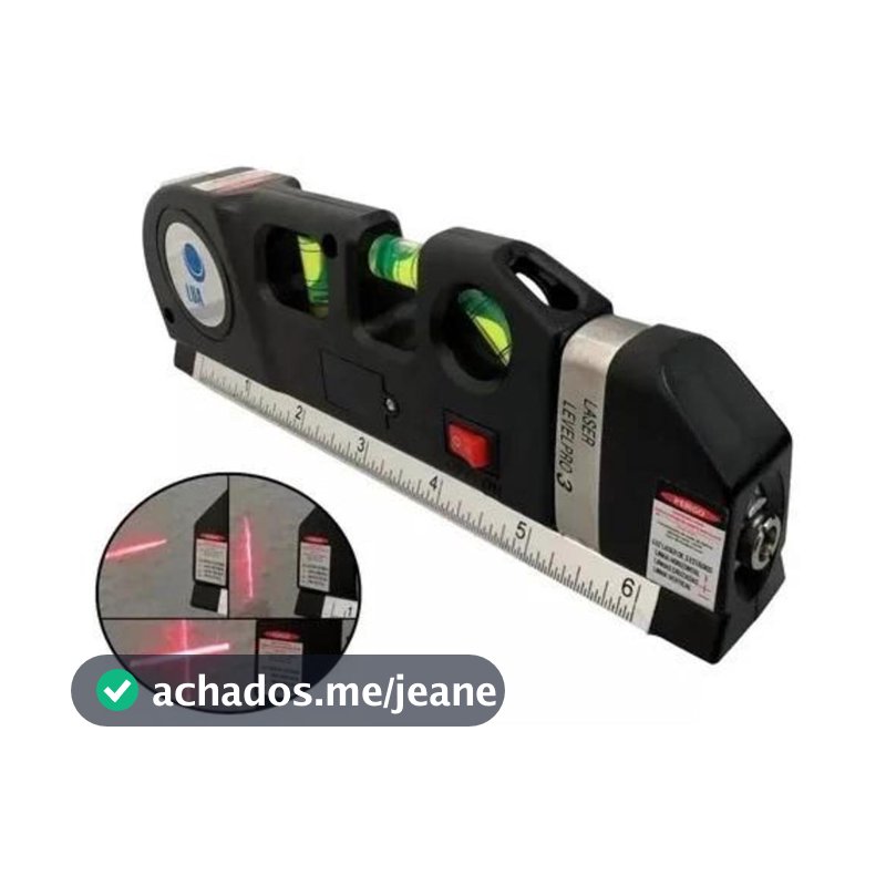 Nível Laser Trena Profissional Level Pro3 Estágios Nivelador