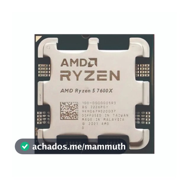 Processador Amd Ryzen 5 7600X 4.7Ghz AM5 Novo (Sem Caixa Box ou Cooler)