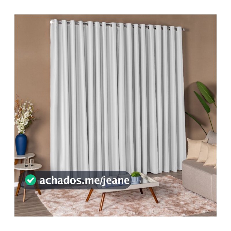 Cortina Para Sala Blecaute em Tecido Premium Blackout