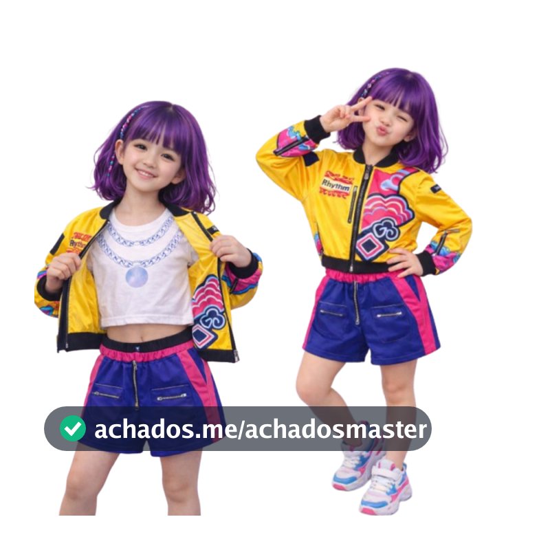 Fantasia Guerreira Kpop Huntrix mira, zoey e Rumi Luxo