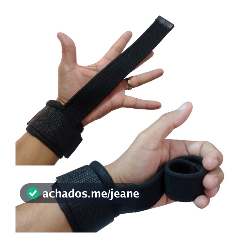 Straps Com Munhequeira, Musculação e Academia Profissional, Exercicios Puxada