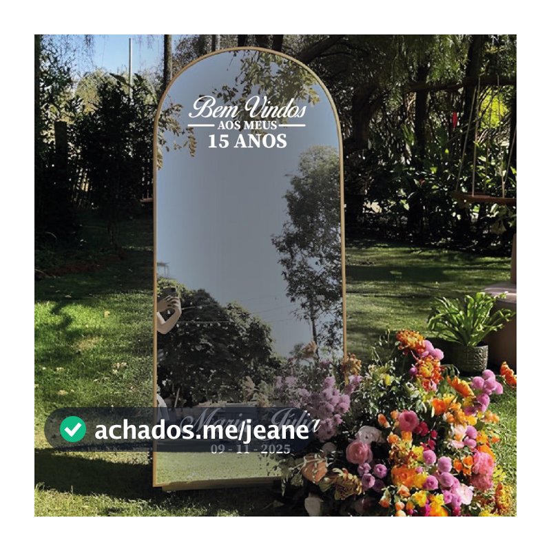 ADESIVO para espelho decorativo para 15 anos LEIA O ANUNCIO COMPLETO