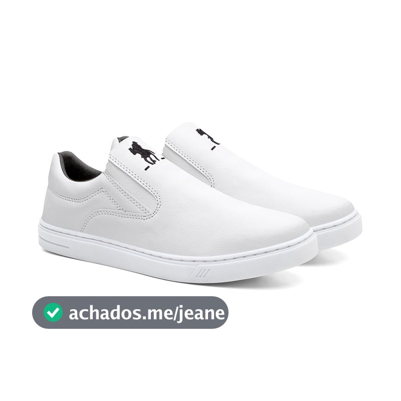 Tênis Masculino Masculino Polo Plus Original Slip On Calce Fácil Confortável