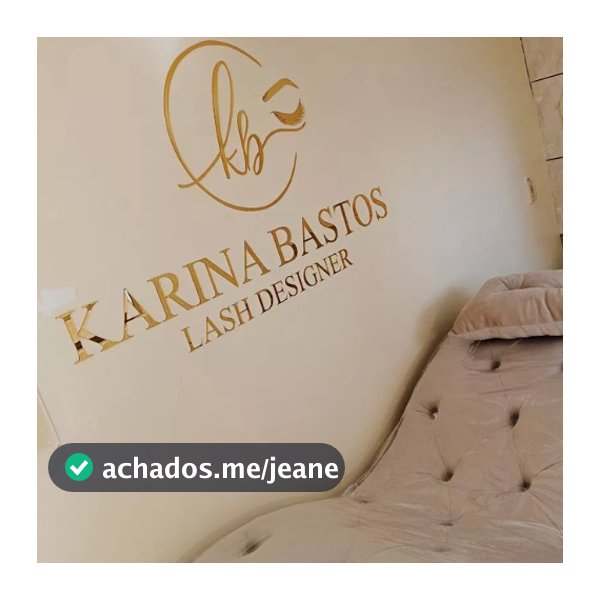 Logomarca em Acrílico Espelhado para Parede – Sofisticação e Modernidade na Sua Decoração ate 130 cm