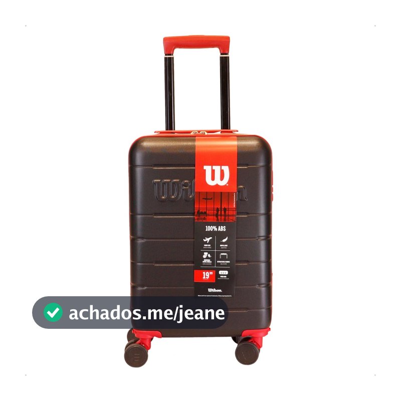 Mala Wilson Viagem Bordo Rodinhas Removíveis 360 TM P 19,5' 10KG