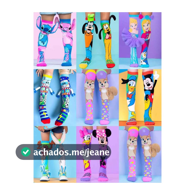 Meia 3D  De Presente Para Crianças Desenhos Animados Tridimensionais De Alta Qualidade Acima Do Joelho Festa