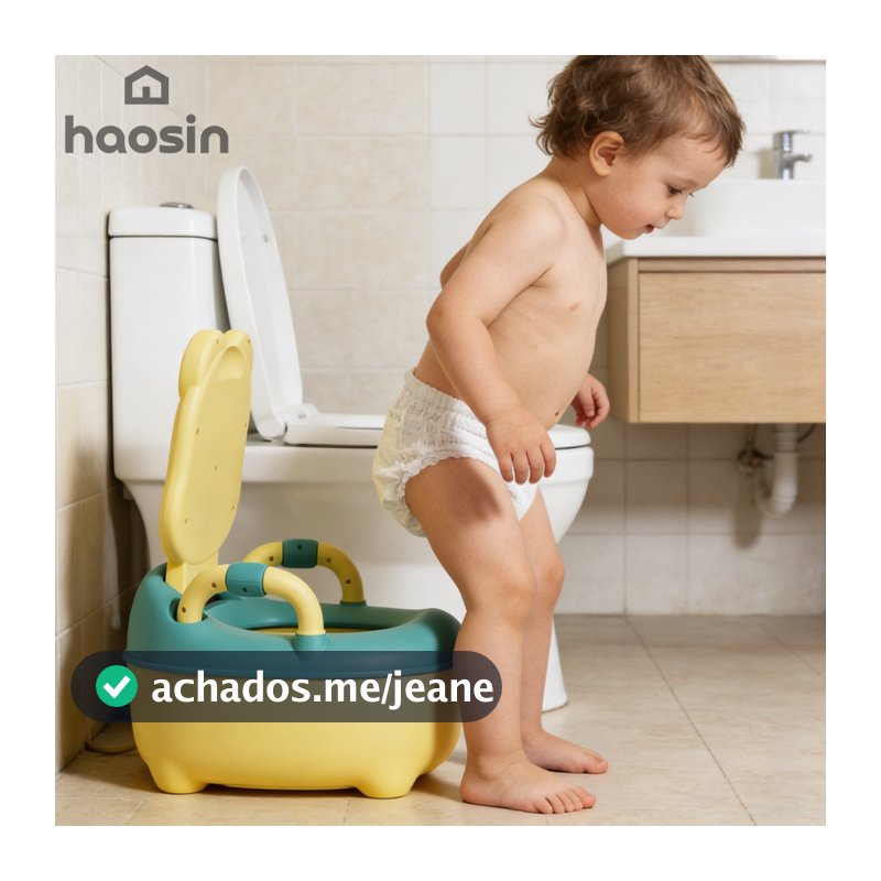 Troninho Infantil Compacto com Penico e Mictório – Sapo para Desfralde, Removível e Prático