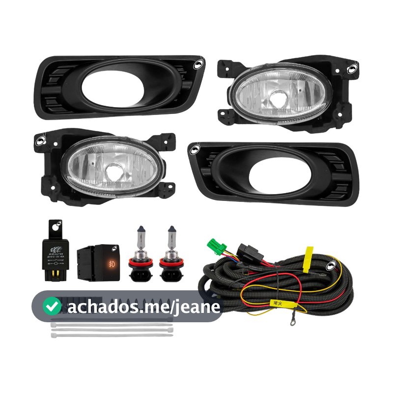 Kit Farol de Milha Neblina City 2012 2013 2014 2015