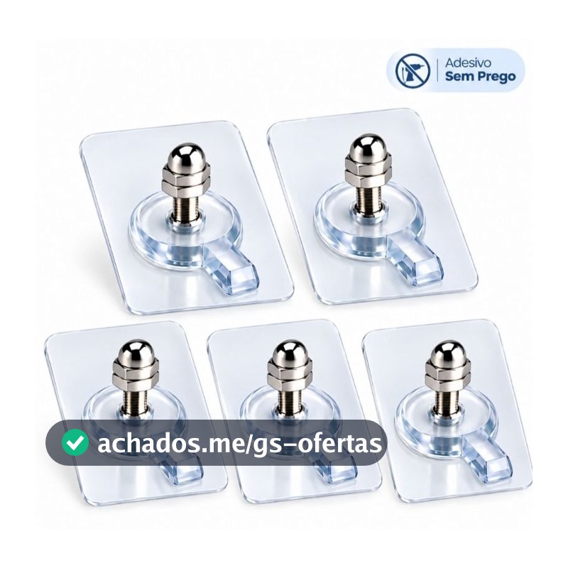 5/10/20 PÇS Gancho de Parede Adesivo Multiuso Para Pendurar Quadros Utensílios De Cozinha Banheiros Parafuso