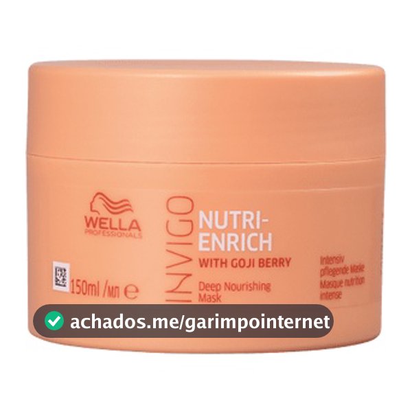 Máscara de Nutrição Invigo Nutri Enrich Wella Professionals 150ml