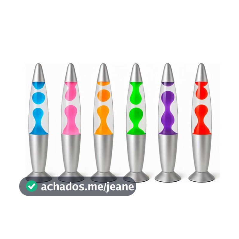 Luminária De Mesa Abajur Decorativo Lava Lamp Retrô 110v 220v