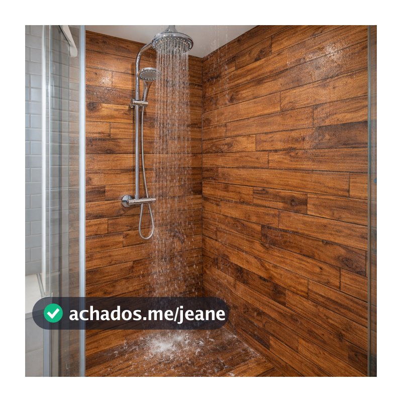 Adesivo Imita Madeira Lavável Papel de Parede Decoração Banheiro