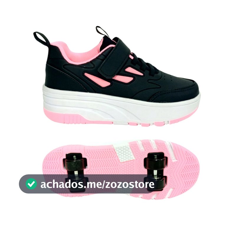 TENIS INFANTIL BOX200 SKATE RODINHA CALCE FACIL PRONTA ENTREGA