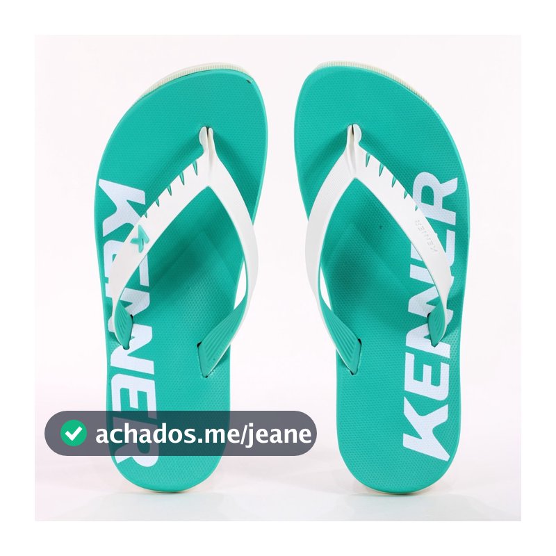 Chinelo Kenner Red Verde e Branco - Masculino