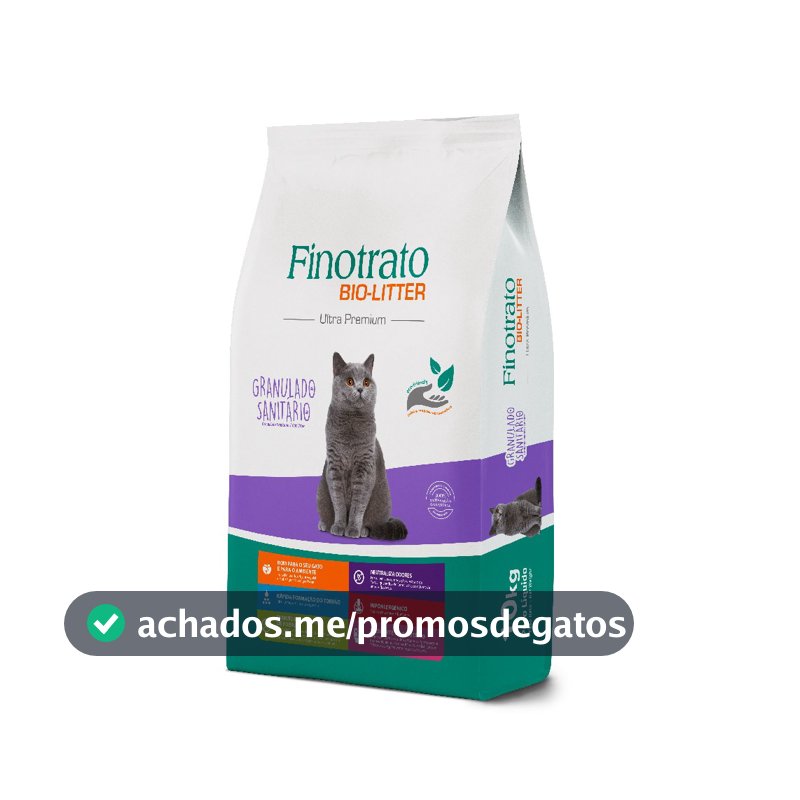 Finotrato Bio-litter Granulado Sanitário Ultra Premium para Gatos 10kg