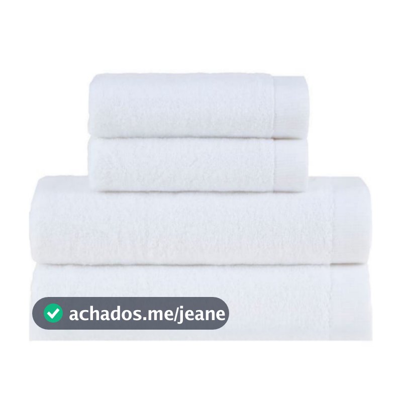 Jogo De Toalhas Banho Buddemeyer 4 Peças 100% Algodão Dual Air Banho E Rosto Felpudas Super Macia