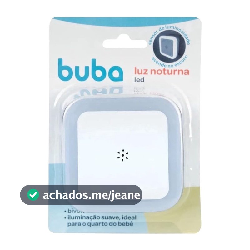 BUBA Luminária Led Luz Noturna com Sensor Automático Quarto Bebê 13144