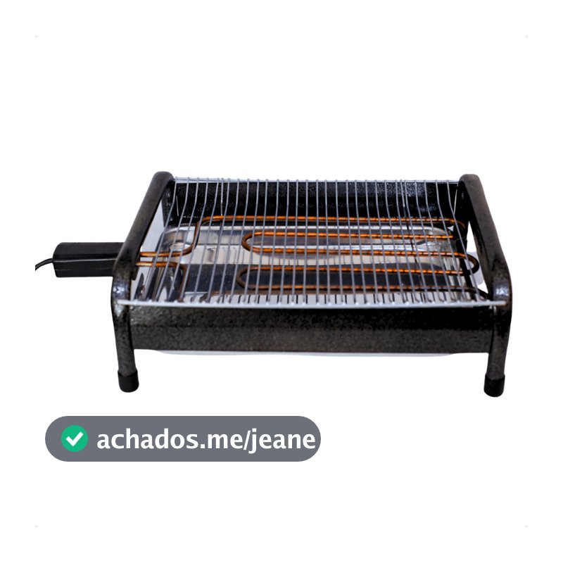 Churrasqueira Elétrica Portátil Compacta Para Casa Apartamento Com Bandeja Coletora Grill 127v/220v