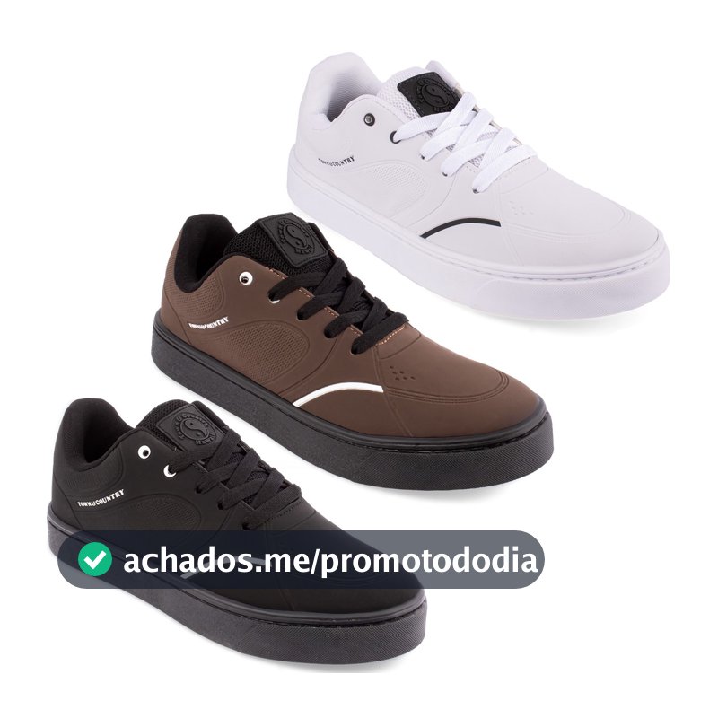 Tênis Town & Country Masculino Original Tips Lançamento