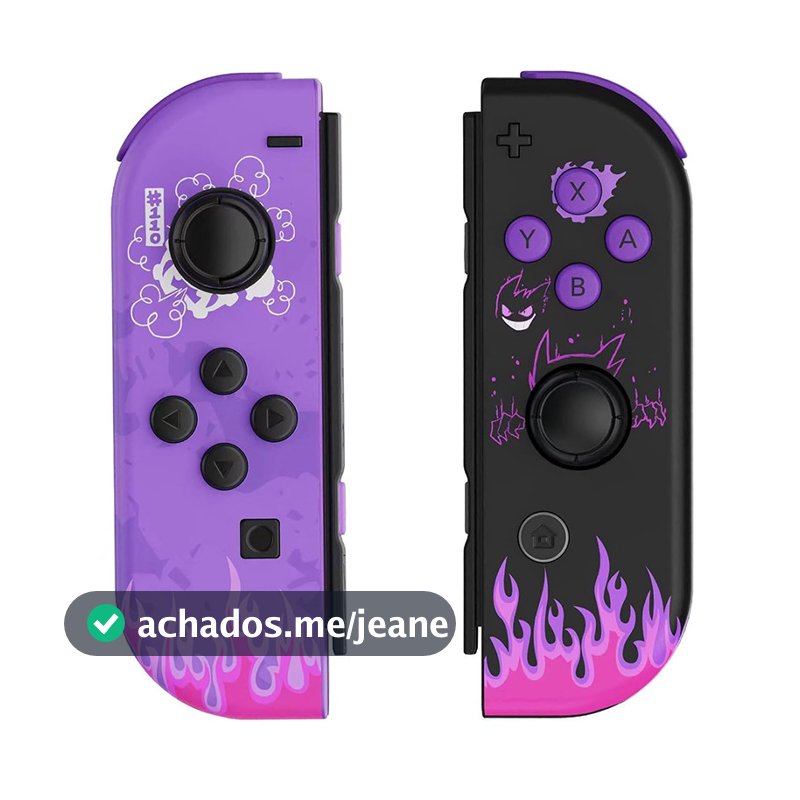 Nintendo Switch Joycon , Gengar Controller Para/Lite/OLED