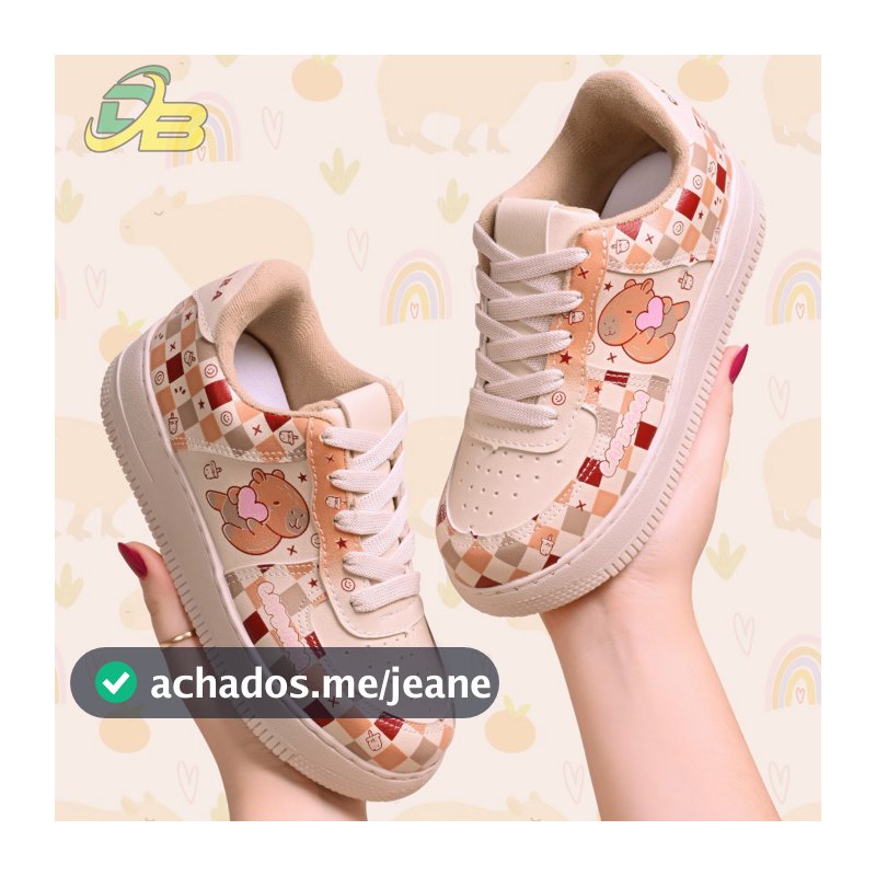 Tenis Infantil Capivara Feminino Menina Promoção Lançamento