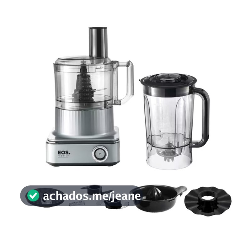 Processador de Alimentos Eos Multipro Master Digital 7x1 Eps03s Prata