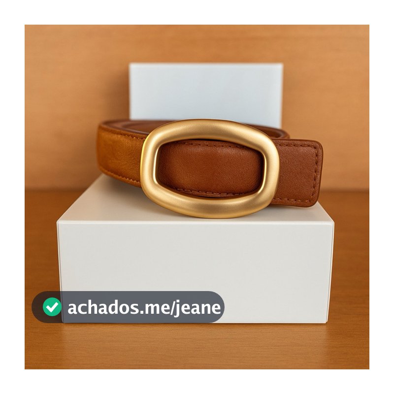 CINTO FEMININO FIVELA DOURADA AÇO ESCOVADO ACESSÓRIO DA MODA MARROM PRETO E TERRACOTA