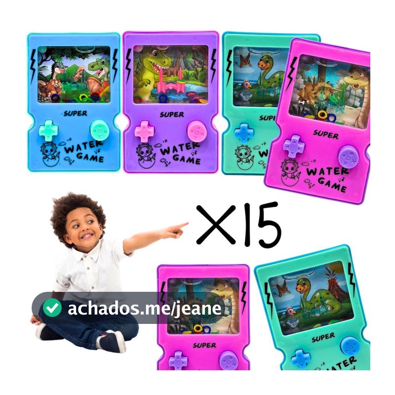 15 Jogos Joguinho Brinquedo Argola Aquaplay Controle Vídeo Game Joystick Prenda Lembrancinha Atacado