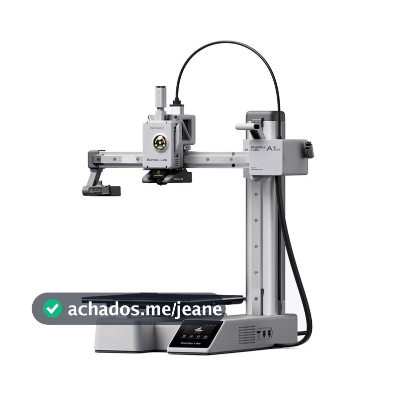 Impressora 3D Bambu Lab A1 Mini 180mm Opcional Combo AMS Lite Multicor 4 Cores Bivolt Original NF
