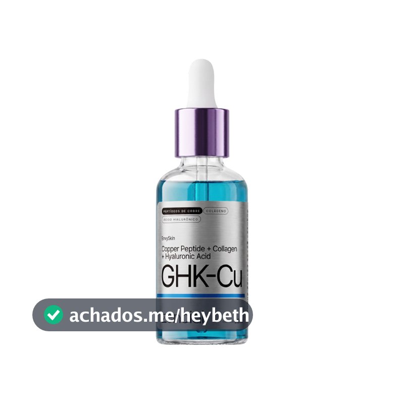 Sérum Peptídeo de Cobre GHK-Cu Reduz Rugas Linhas Finas Firmeza e Hidratação Facial Zencial