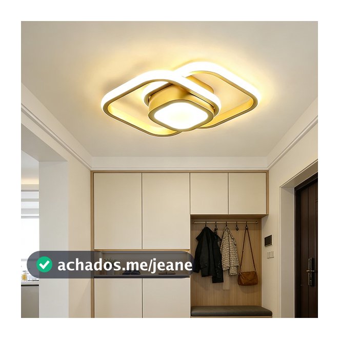 Luz De Teto De Três Cores LED Moderna Minimalista , Adequada Para Salas De Estar E Quartos , 3 Cores 110-220V