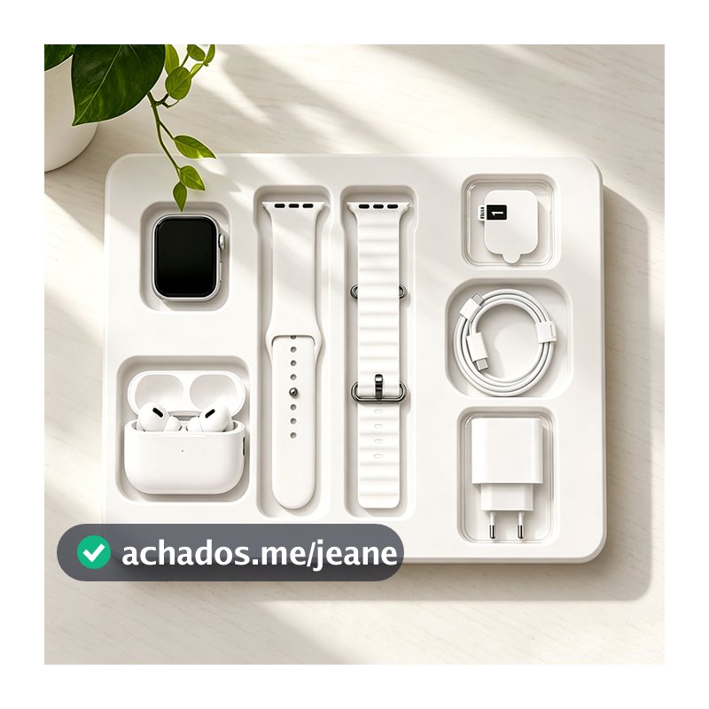 Novo 2026 X8 PRO Kit 7 em 1 Smartwatch Relógio Inteligente Fone de Ouvido Bluetooth TWS Chamadas Bluetooth Envio de São