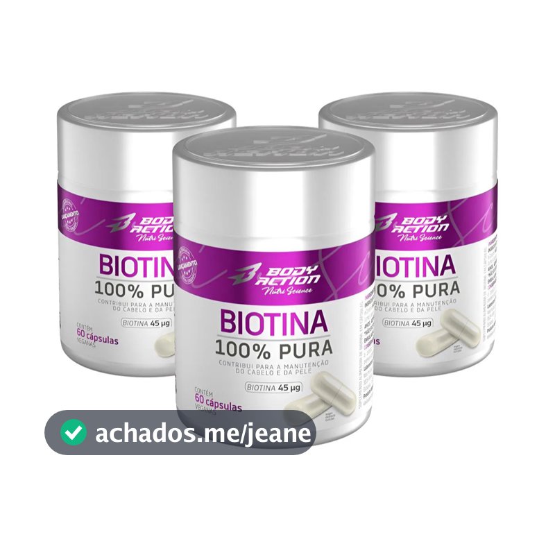Kit Biotina Body Action