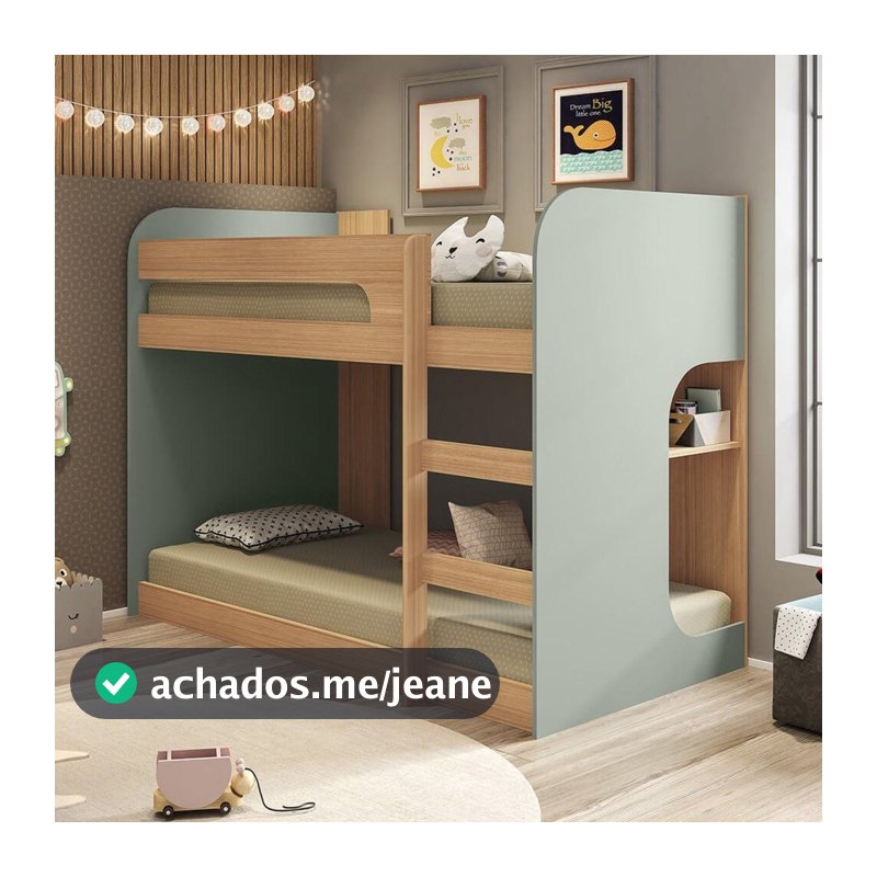 Beliche Montessoriano Baby Teen'S Casatema MadeiraOriginals Verde/Menta/Nature