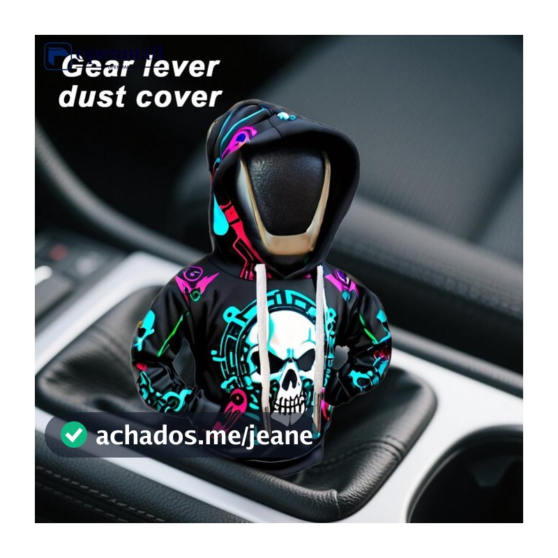 OMALL À Prova De Quebra-Cabeça Criativo Crânio Alavanca De Engrenagem Do Carro Roupas Com Capuz Capa Da Pequeno Hoodie I