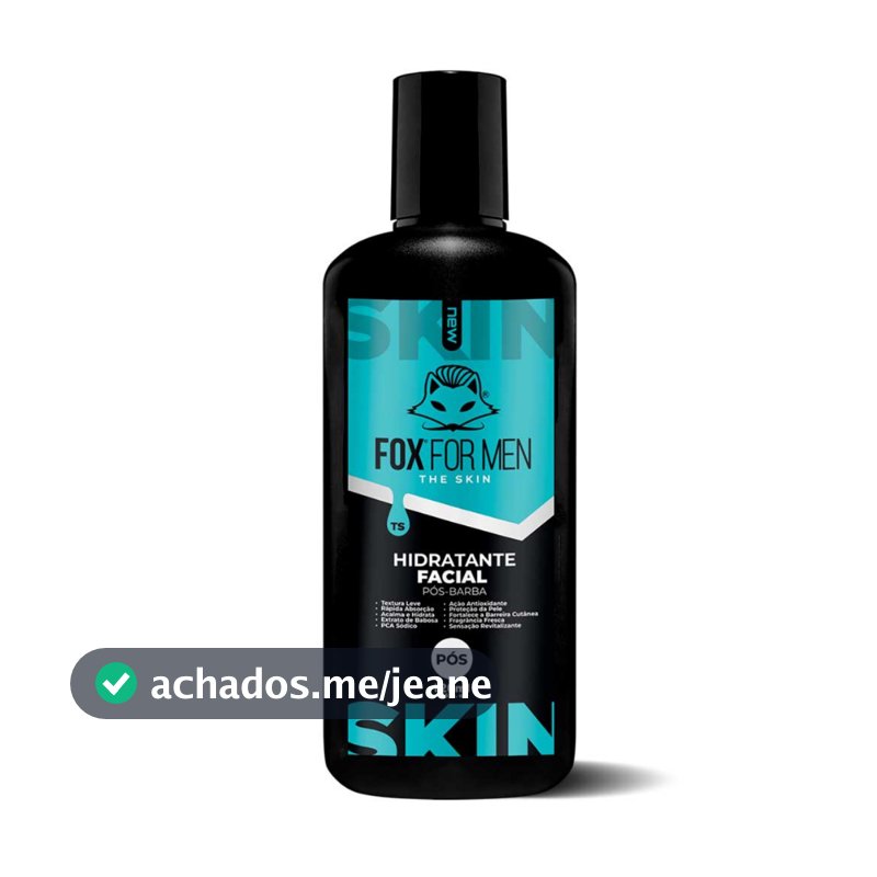 Hidratante Pós-Barba Masculino Skin Fox For Men 120g