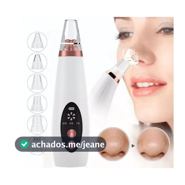 Removedor De Cravos Espinhas Cleaning  Sugador Poros Acne Sucção Usb Recarregável