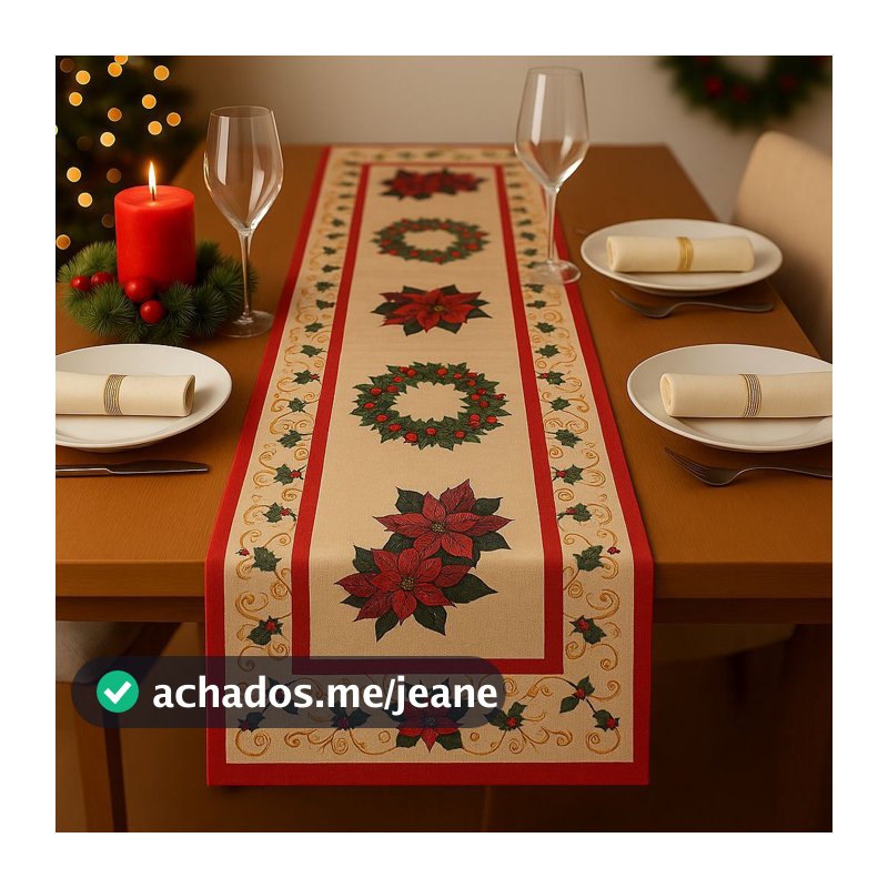 Caminho de Mesa Natal Linhão   SORTIDOS