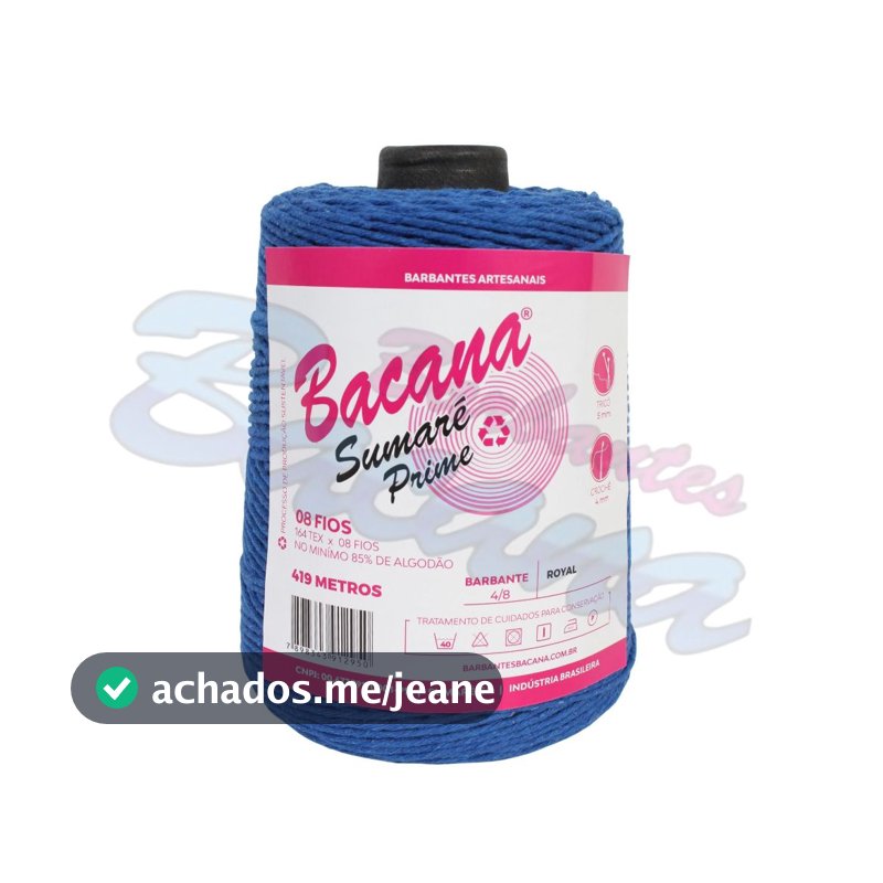 Barbantes Bacana Fio 8 Prime - Colorido