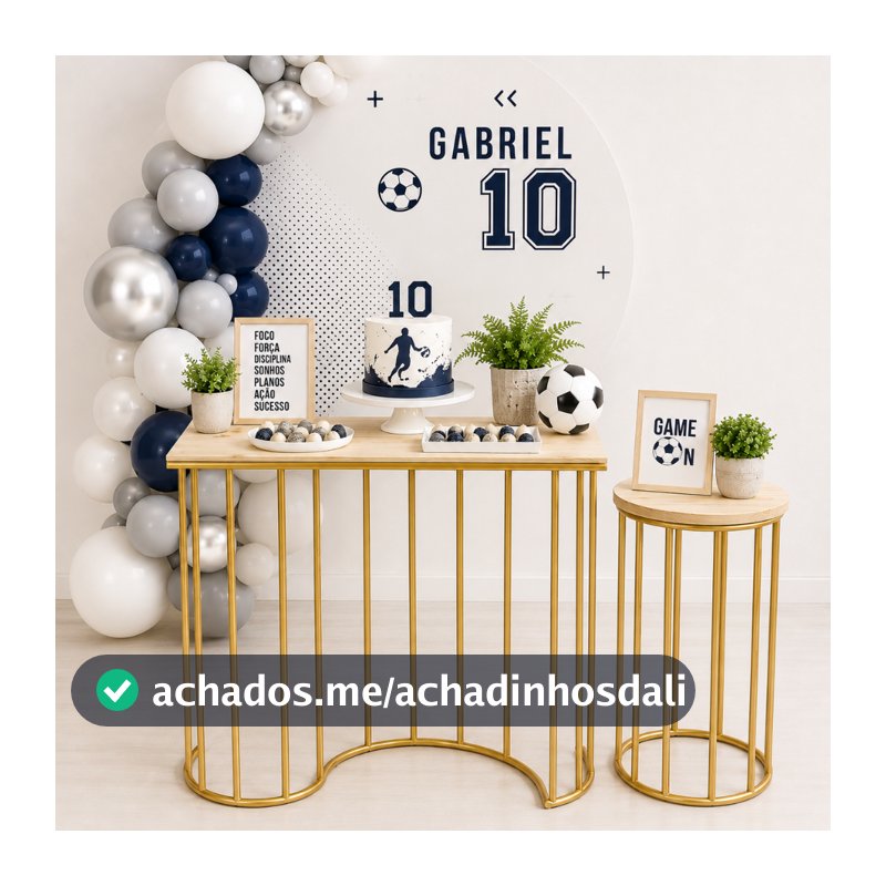Mesa de Festa Ondulada S Redonda Ripada 2 em 1 Desmontável Tampo Pinus para Casamento Aniversário