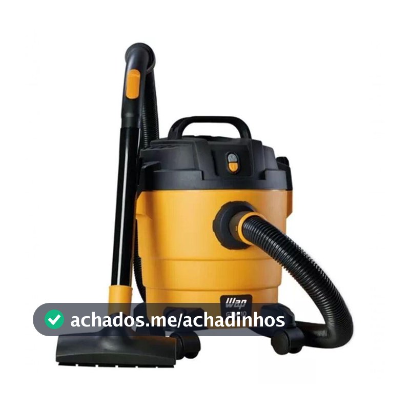 Aspirador de Pó e Água Wap GTW 10 1400W 10 Litros Amarelo/Preto 127V FW005705
