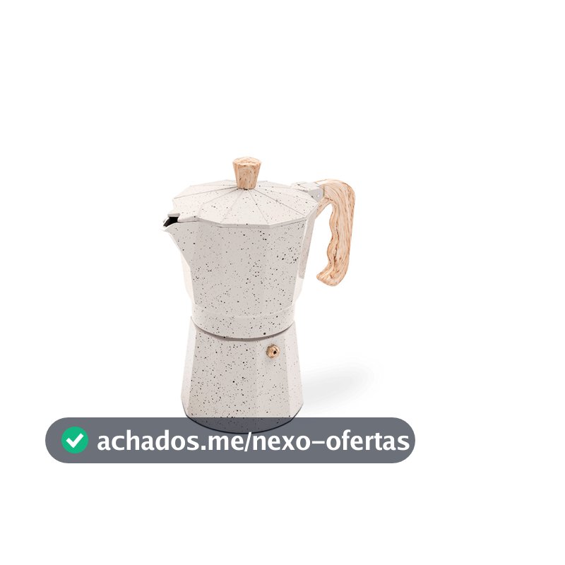 Cafeteira Italiana Brinox Verona 6 Xícaras 300 ml Vanilla