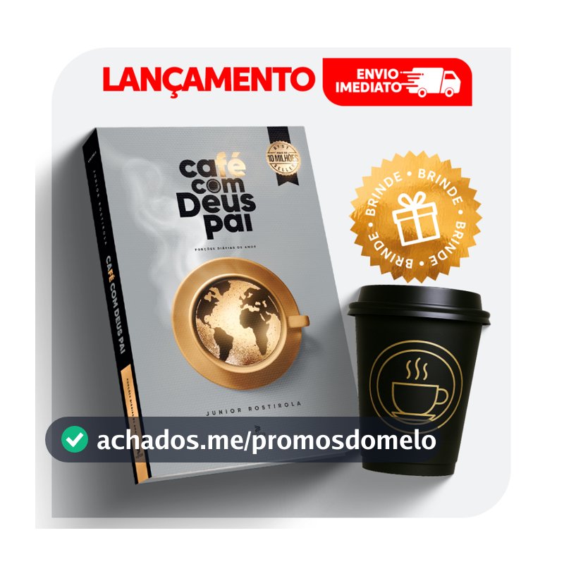 CAFÉ COM DEUS PAI 2026 PORÇÕES DIÁRIAS DE AMOR + MINI COPO