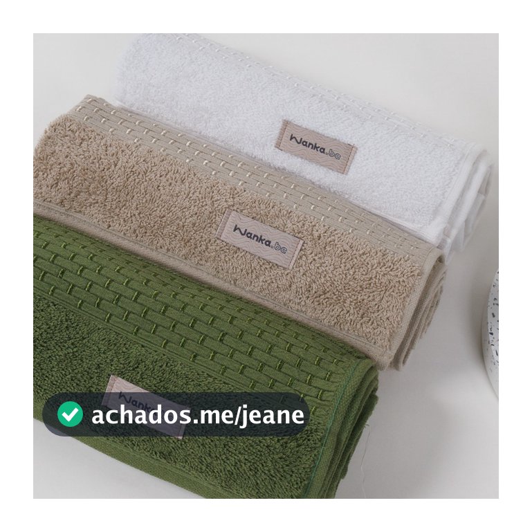 Kit 3 Toalhas De Rosto Milano 100% Algodão Wanka.be