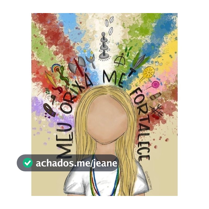 Quadro Meu Orixá me Fortalece
